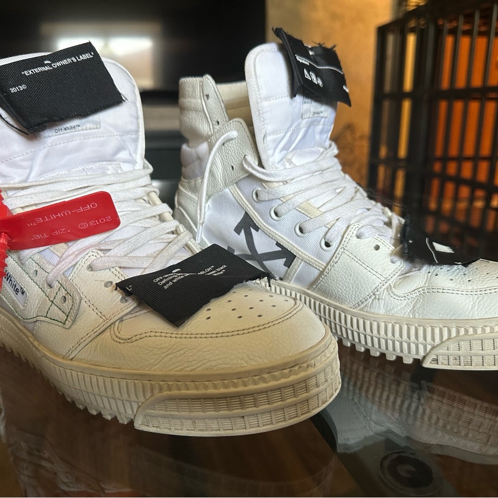 Off-White Off Court 3.0 White High-Top Sneakers 2013